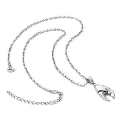 Sterling Silver 3D Claw Pendant – view 6