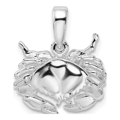 Sterling Silver Crab Pendant