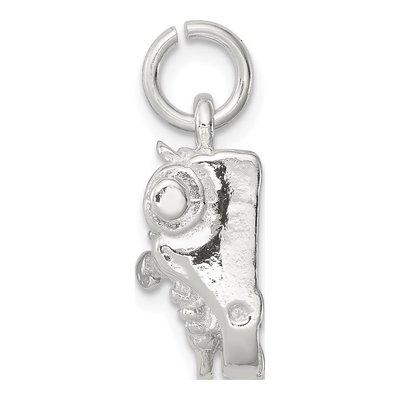 Sterling Silver Typewriter Charm – view 3