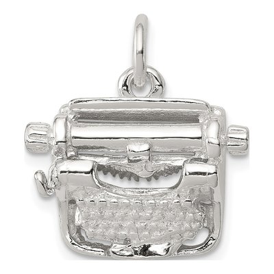 Sterling Silver Typewriter Charm