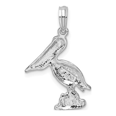 Sterling Silver Pelican Pendant – view 5