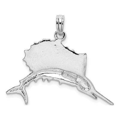 Sterling Silver Sailfish Pendant – view 5