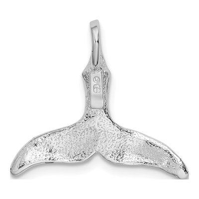 Sterling Silver Whale Tail Pendant – view 5