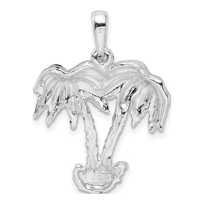 Sterling Silver Two Palm Trees Pendant – view 5
