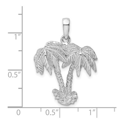 Sterling Silver Two Palm Trees Pendant – view 7