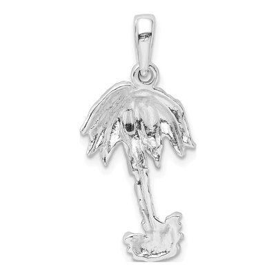 Sterling Silver Palm Tree Pendant – view 5