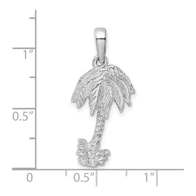 Sterling Silver Palm Tree Pendant – view 7