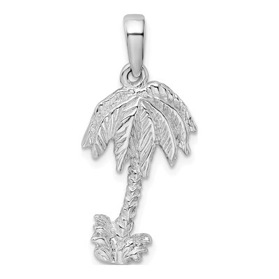 Sterling Silver Palm Tree Pendant