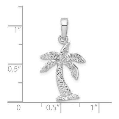 Sterling Silver Palm Tree Pendant – view 5