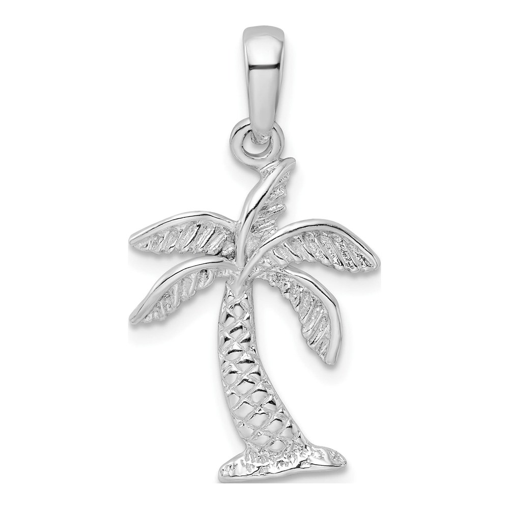Sterling Silver Palm Tree Pendant