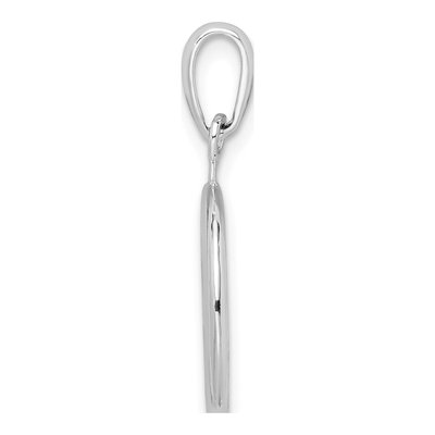 Sterling Silver Peace Symbol Pendant – view 3
