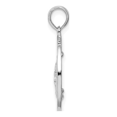 Sterling Silver Sand Dollar Pendant – view 3