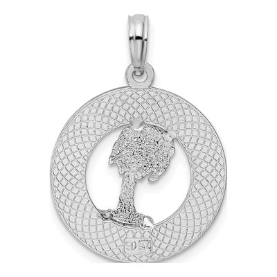 Sterling Silver Palm Tree Pendant – view 5