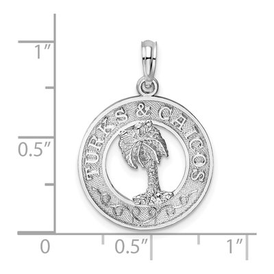 Sterling Silver Palm Tree Pendant – view 7
