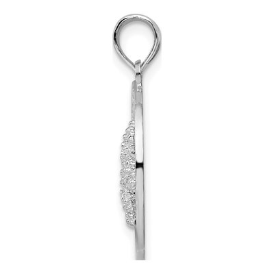 Sterling Silver Turks & Caicos Starfish Pendant – view 3
