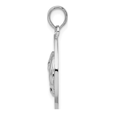 Sterling Silver Dolphins Pendant – view 3
