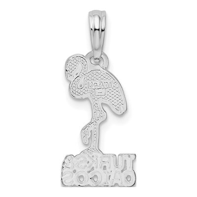 Sterling Silver Flamingo Pendant – view 5