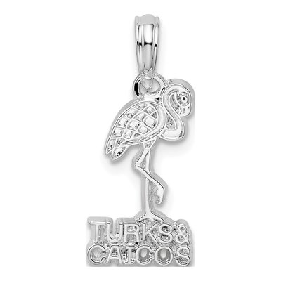 Sterling Silver Flamingo Pendant