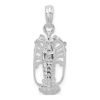 Sterling Silver Small Florida Pendant