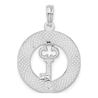 Sterling Silver Siesta Key Florida Pendant – view 5
