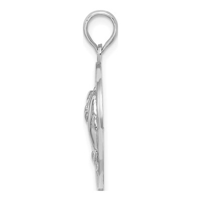 Sterling Silver Key West Dolphins Pendant – view 3