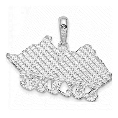 Sterling Silver Key West Cruise Ship Pendant – view 5
