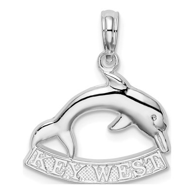Sterling Silver Dolphin Pendant