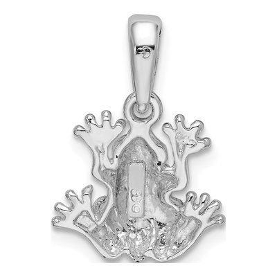 Sterling Silver Frog Pendant – view 5