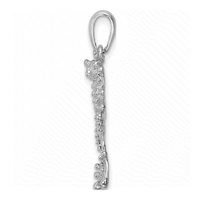 Sterling Silver Jumping Frog Pendant – view 3