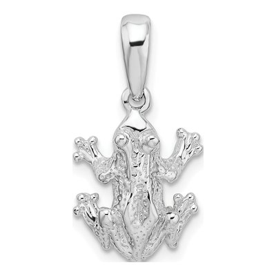 Sterling Silver Frog Pendant