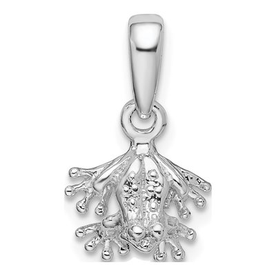 Sterling Silver Mini Frog Pendant