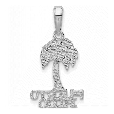 Sterling Silver Palm Tree Pendant – view 4