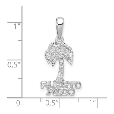 Sterling Silver Palm Tree Pendant – view 5