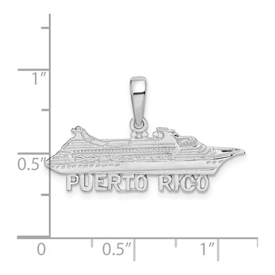 Sterling Silver Cruise Ship Pendant | De-Ani – view 5