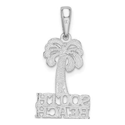 Sterling Silver Palm Tree Pendant – view 4