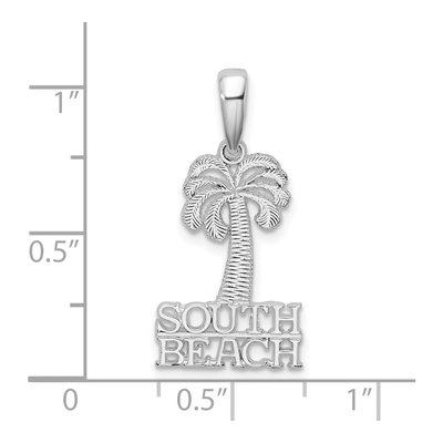 Sterling Silver Palm Tree Pendant – view 5