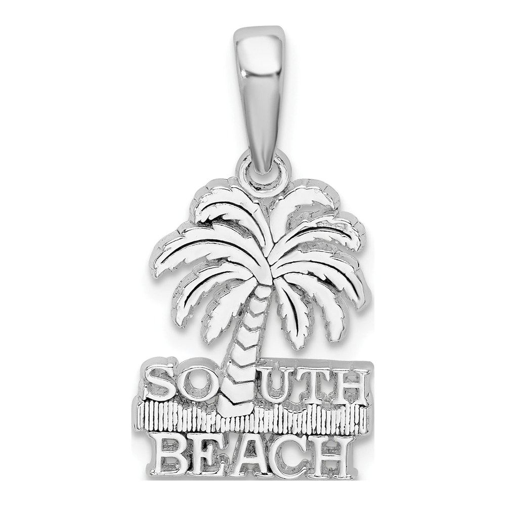 Sterling Silver Palm Tree Pendant