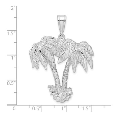 Sterling Silver Palm Trees Pendant – view 5