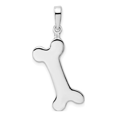Sterling Silver Dog Bone Pendant