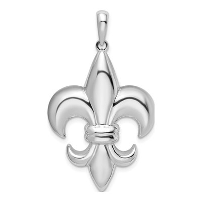 Sterling Silver Fleur de Lis Pendant