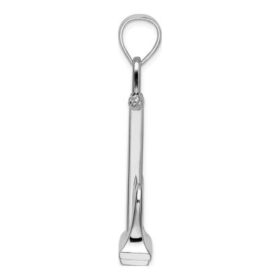 Sterling Silver 3D Moveable Anchor Pendant – view 3