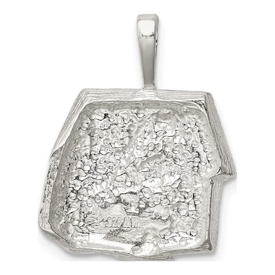 Sterling Silver House Pendant – view 5