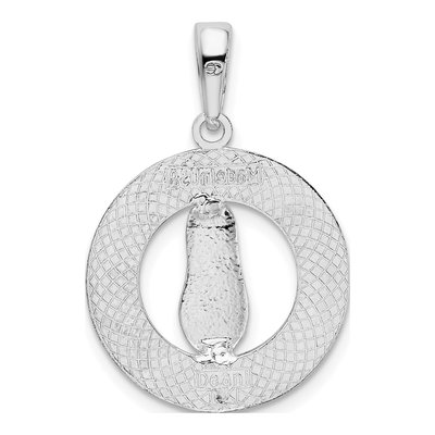 Sterling Silver LBI Jersey Flip-Flop Pendant – view 4