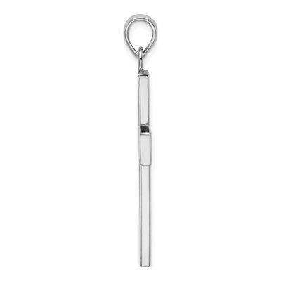 Sterling Silver Large Latin Cross Pendant – view 3