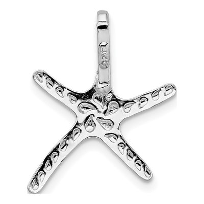 Sterling Silver Dancing Starfish Slide Pendant – view 4