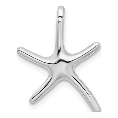 Sterling Silver Dancing Starfish Slide Pendant