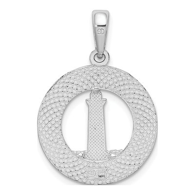 Sterling Silver Hilton Head Lighthouse Pendant – view 4
