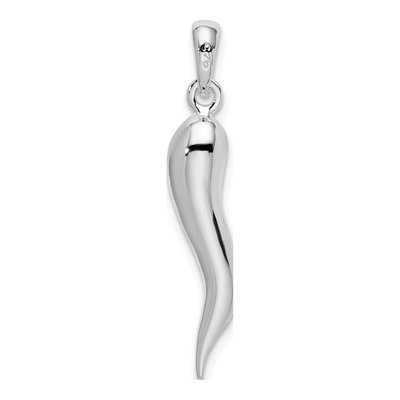Sterling Silver Horn Pendant – view 4