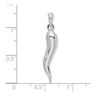 Sterling Silver Horn Pendant – view 5