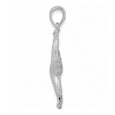 Sterling Silver Textured Starfish Pendant – view 3